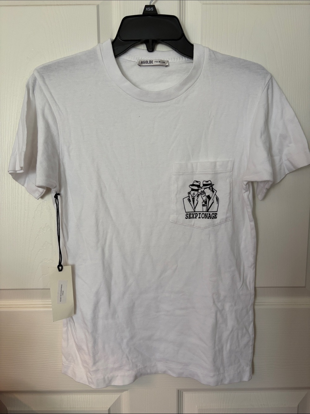 Agolde pocket tee shirt sexpionage